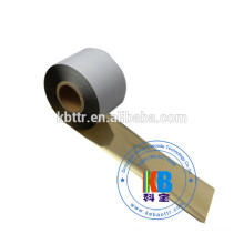 Printer ribbon type satin care label printing ribbon resin gold